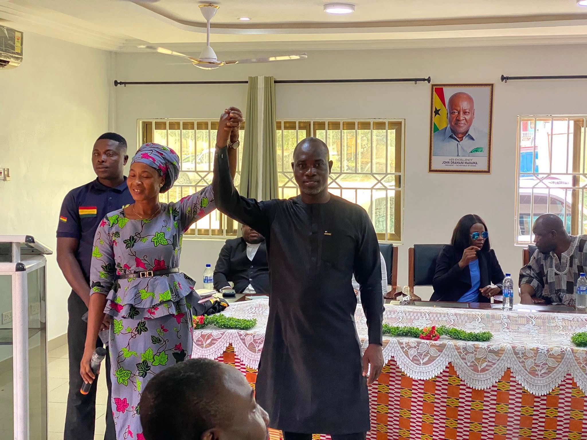 ELECTION AND SWEARING-IN OF THE PRESIDING MEMBER OF THE UPPER WEST AKIM DISTRICT ASSEMBLY img 0130