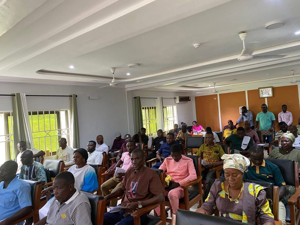 ELECTION AND SWEARING-IN OF THE PRESIDING MEMBER OF THE UPPER WEST AKIM DISTRICT ASSEMBLY img 0133