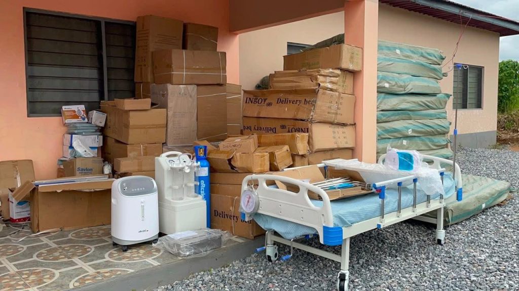 UPPER WEST AKIM DISTRICT COMMISSIONS NEW MATERNITY WARD AND DISTRIBUTES MEDICAL EQUIPMENT img 0223
