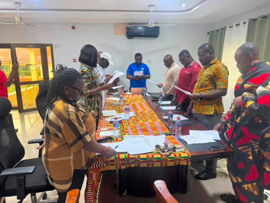 UPPER WEST AKIM DISTRICT HEALTH COMMITTEE HOLDS 2ND QUARTER MEETING; MEMBERS SWORN INTO OFFICE img 0922