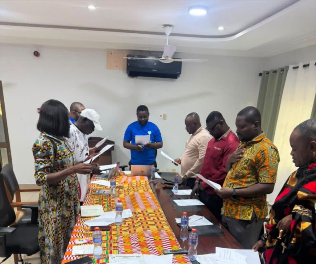 UPPER WEST AKIM DISTRICT HEALTH COMMITTEE HOLDS 2ND QUARTER MEETING; MEMBERS SWORN INTO OFFICE img 0923
